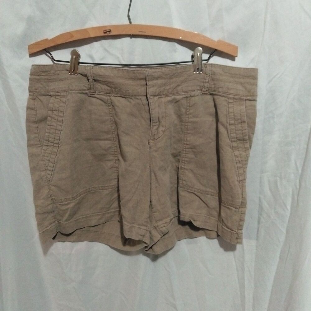 Apt. 9 Women Brown Khaki Shorts 12